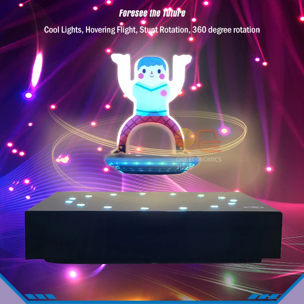 Вращающаяся на 360 градусов Магнитная подставка для дисплея Плавающая Платформа