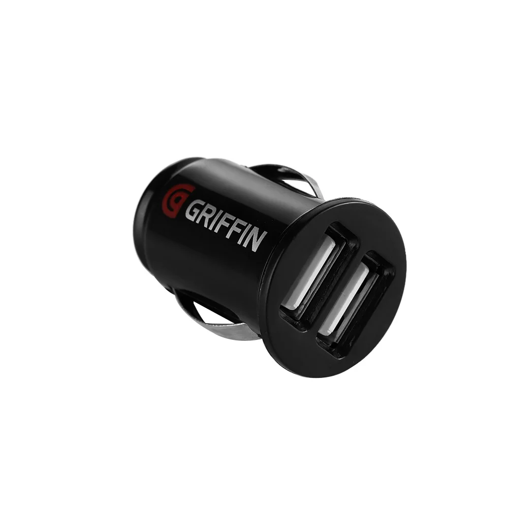 Автомобильное Универсальное зарядное устройство Mini USB с двумя портами адаптер