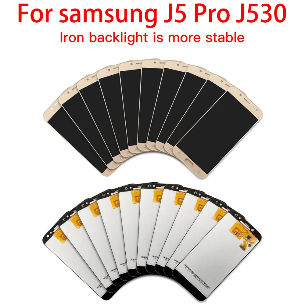5/10 штук железа TFT lcds для Samsung Galaxy J5 Pro 2017 J530 SM-J530F J530Y J530M ЖК-дисплей + сенсорный экран