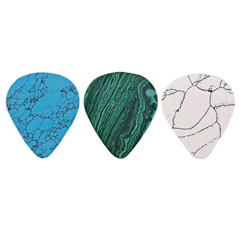 

Natural Stone Guitars Picks Plectrum Picks High-end Fingerpicks Guitarra Picks for Musical Instrument Guitar Accessories