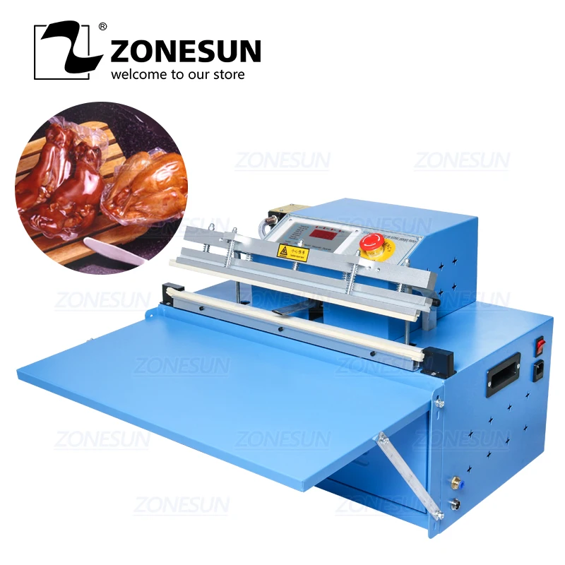 ZONESUN DZ500T рисовый коммерческий Вакуумный Еда уплотнитель индустриальная