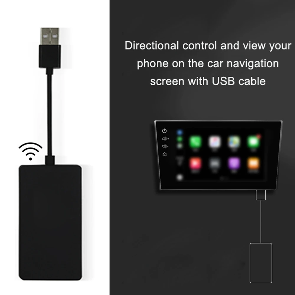 Универсальный Беспроводной Wi Fi Bt подключение USB Автомобильный ключ модуль
