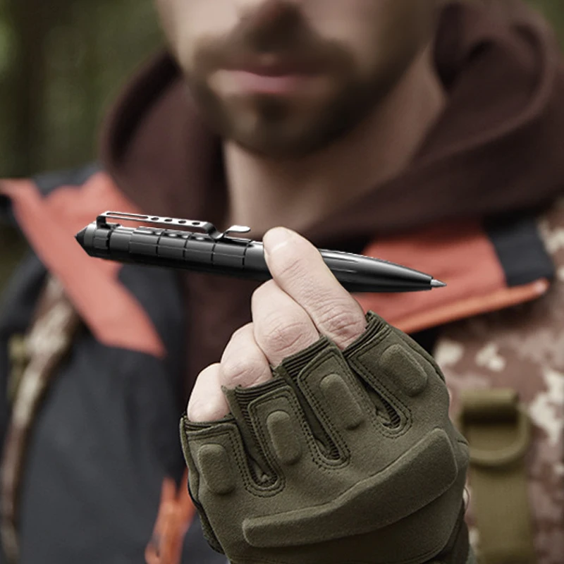 Self Defense Woman Tactical Pen Aluminum Alloy Ball Window Breaker Broken Glass Protection Weapons Survival Accessories | Безопасность и