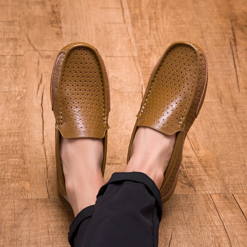 

Breathable Men Leather Shoes Male Dress Wedding Classic Business Party Office Wedding Loafers Men's Flats Shoes