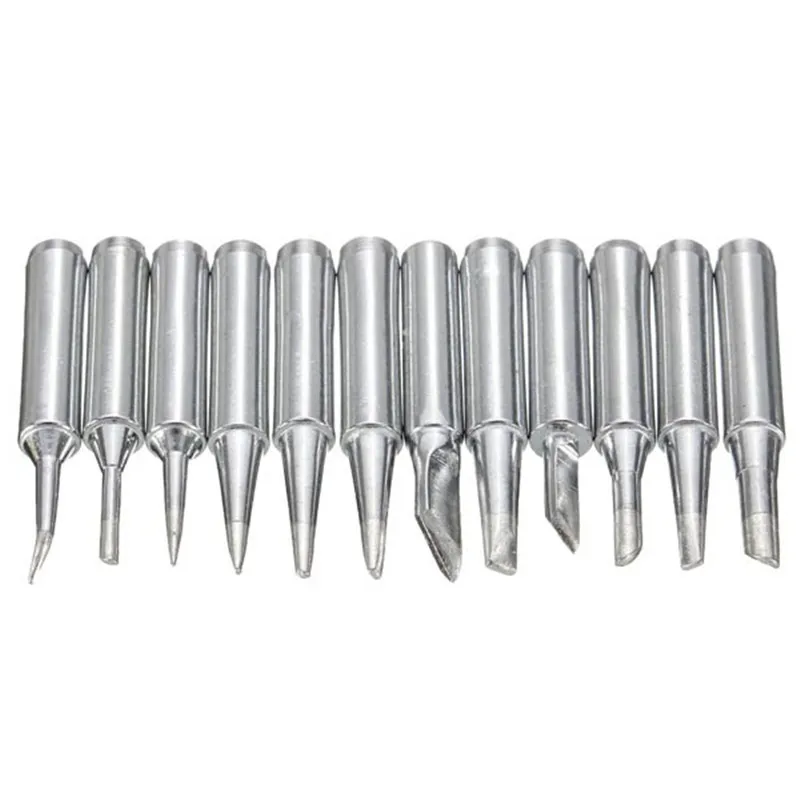

12Pcs/Set Electric Replaceable Soldering Iron Tips 900M-T Series For Hakko Soldering Rework Station High Quality