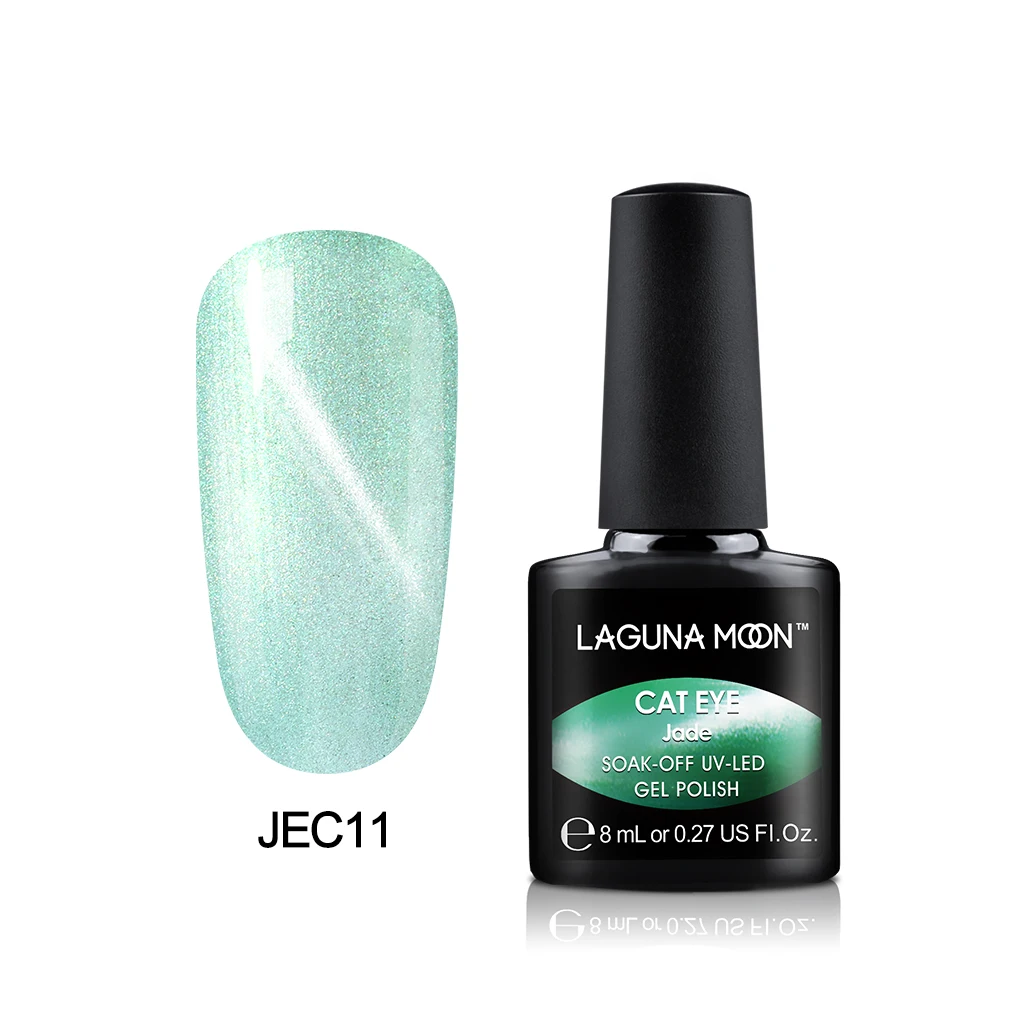 Lagrunmoon 8 мл нефритовый кошачий глаз краска гель лак для ногтей DIY гель uv Vernis Гель-лак для светодиодной сушки геллак кошачий глаз тиснение Лаки - Цвет: 11
