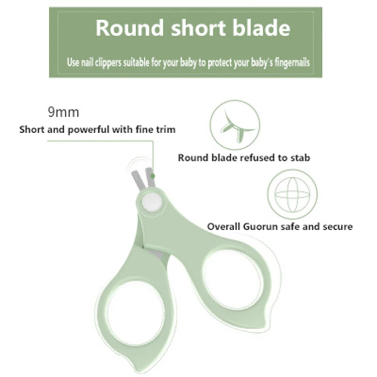 

4 In 1 Baby Nail Clippers Set Cartoon Children\u2019s Safety Mini Scissors Nail Clipper Tweezers and Nail File