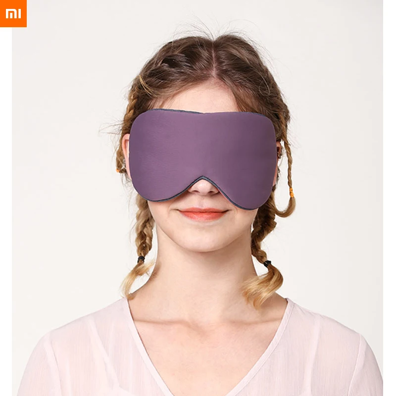 

new Xiaomi mijia Eye Mask Shading Sleep Relief Eye Fatigue Double-sided Available Breathable Ice Silk Eye Patch protable