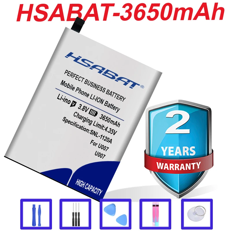 Аккумулятор HSABAT 3550mAh для Ulefone U007 Pro Batterie Bateria Batterij AKKU|Аккумуляторы мобильных