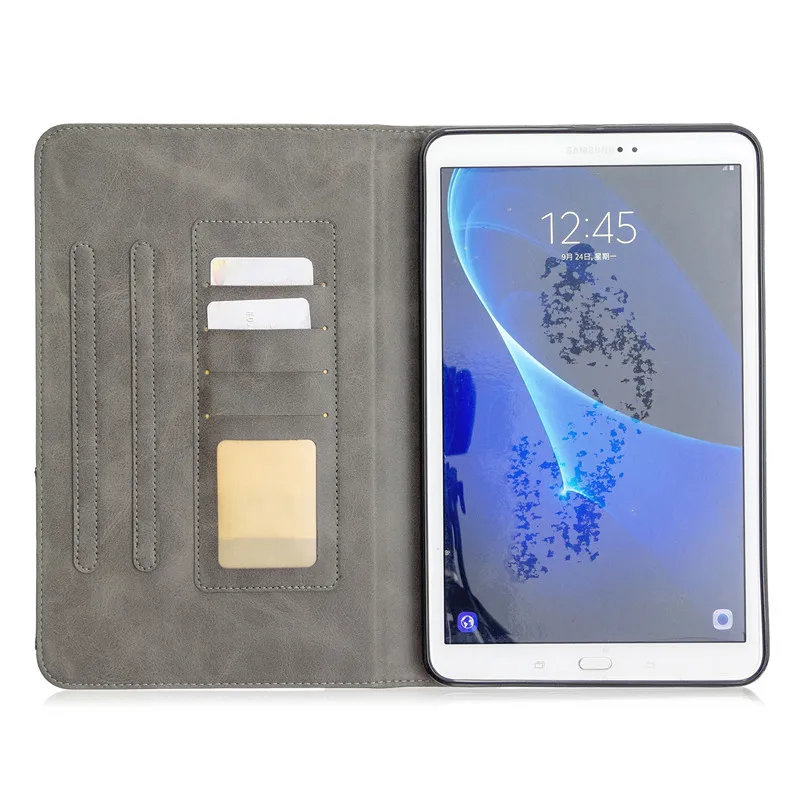 Для Samsung Galaxy Tab A A6 10 1 2016 SM-T580 T580N T585 T585C чехол для планшета роскошный бизнес Смарт