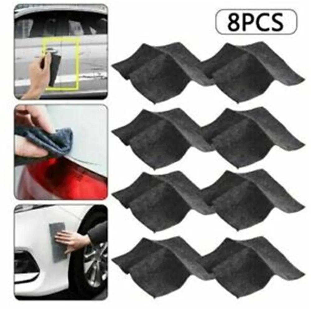 

Repair Nano Sparkle Cloth For Car Scratch Removal (8 Pieces) Multipurpose Car Scratch Repair Cloth Nano XG Waterproof