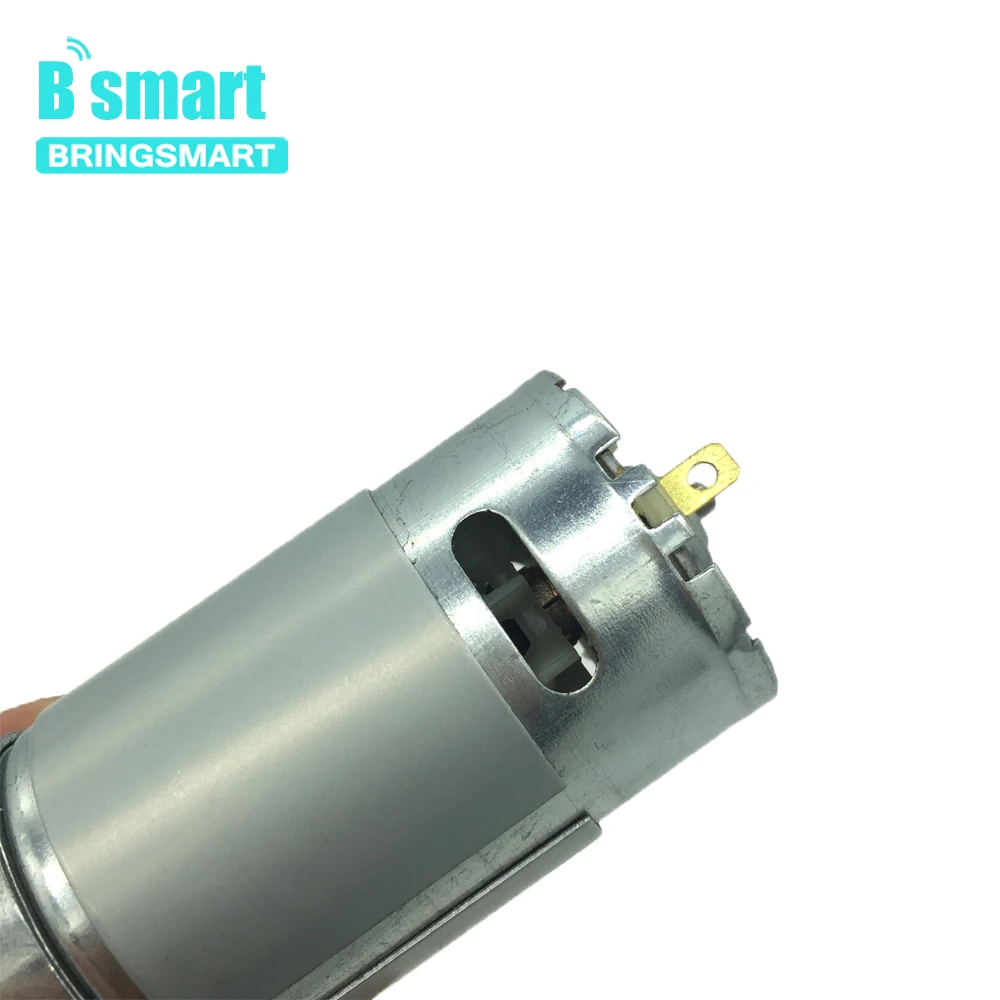 BringSmart JGB37-550 мини обратная мотор, работающего на постоянном токе 12 В в высокий крутящий момент электронный мотор-редуктор 12V Шестерни мотор
