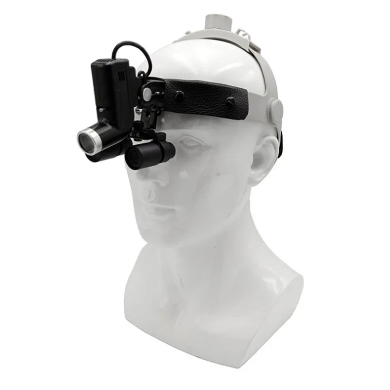 Медицинские лупы 4 0/5 0/6.0X R бинокулярная лупа + 5 Вт Светодиодный стоматологический налобный фонарь