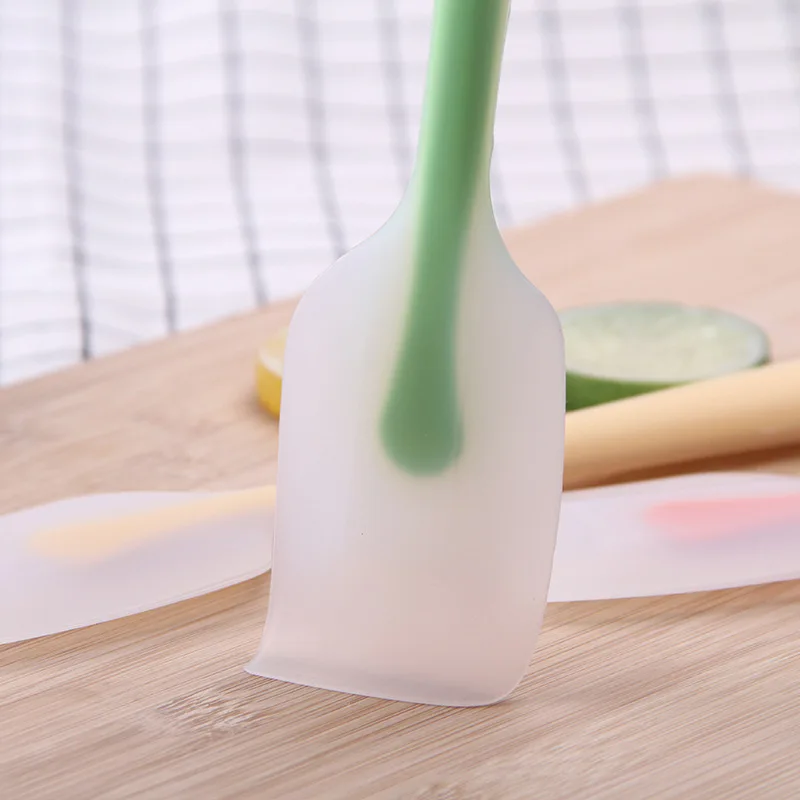 Силиконовый скребок для выпечки антипригарный шпатель масла нейлоновый