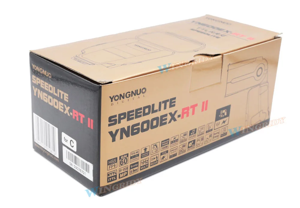 YONGNUO оригинальная YN600EX-RT II 2,4G Беспроводная HSS 1/8000s Master ttl вспышка Speedlite для камеры Canon как 600EX-RT YN600EX RT II