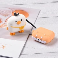 cartoon case for airpods case 3d cute animal earphone protective case for airpods pro 1 2 3 silicone covers for airpods 3 cases