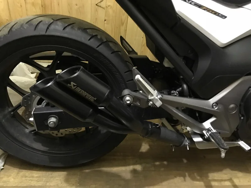51 мм на входе Универсальный мото rcycle глушитель двойной трубы Akrapovic escape moto DB killer для HONDA CB400 z250 NC700 ktm