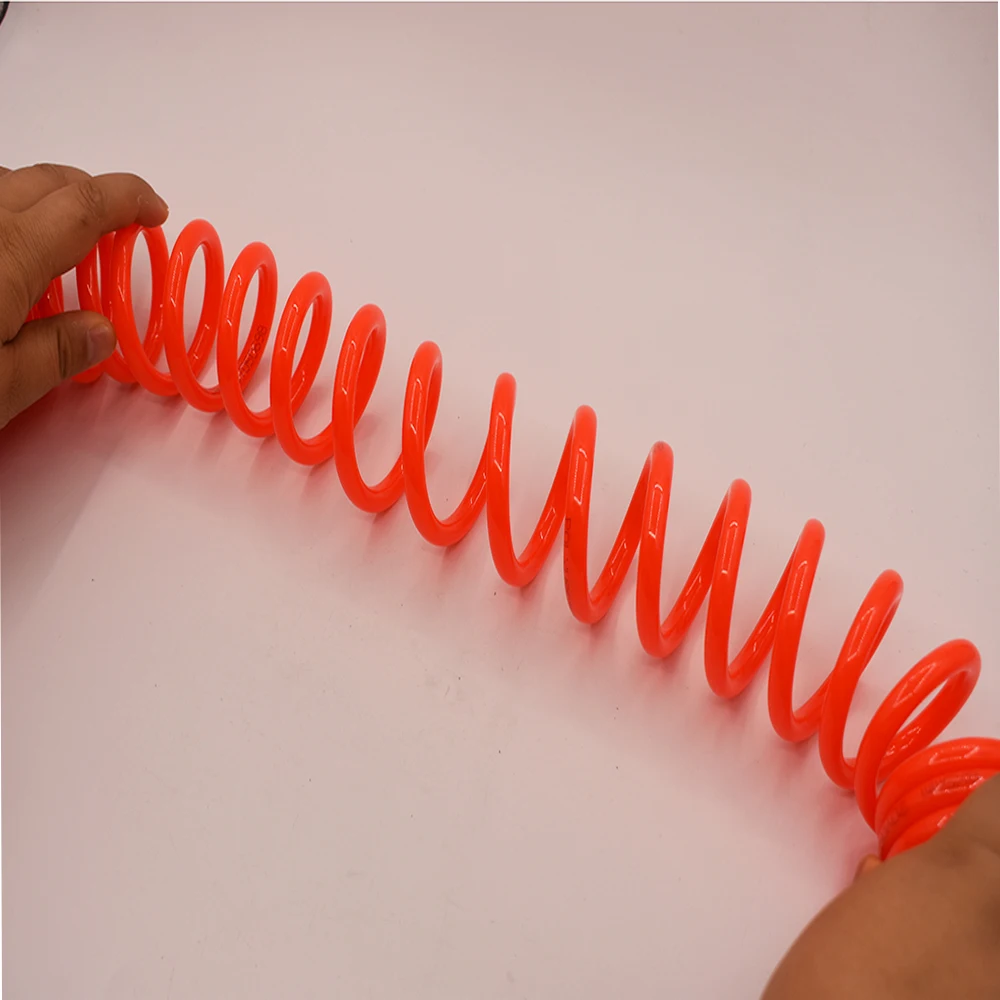 

PU Flexible Air Hose 8x5mm/10x6.5mm/12x8mm Compressor Tube Polyurethane With Pneumatic Components Spring Tube Portable Coupler