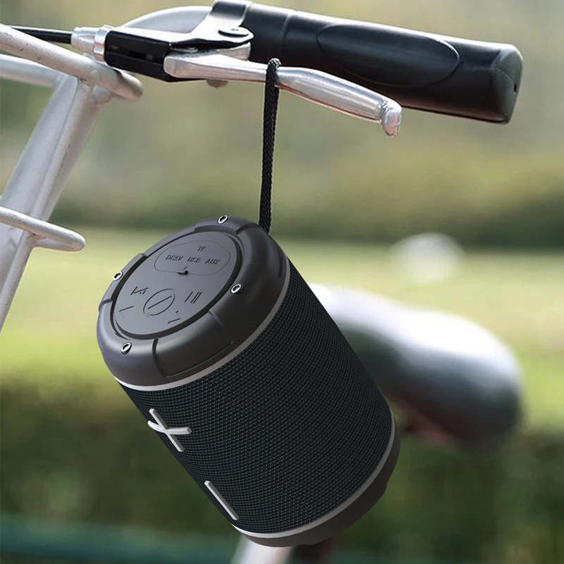 Мощная IPX7 Водонепроницаемая портативная велосипедная Bluetooth Колонка душевая