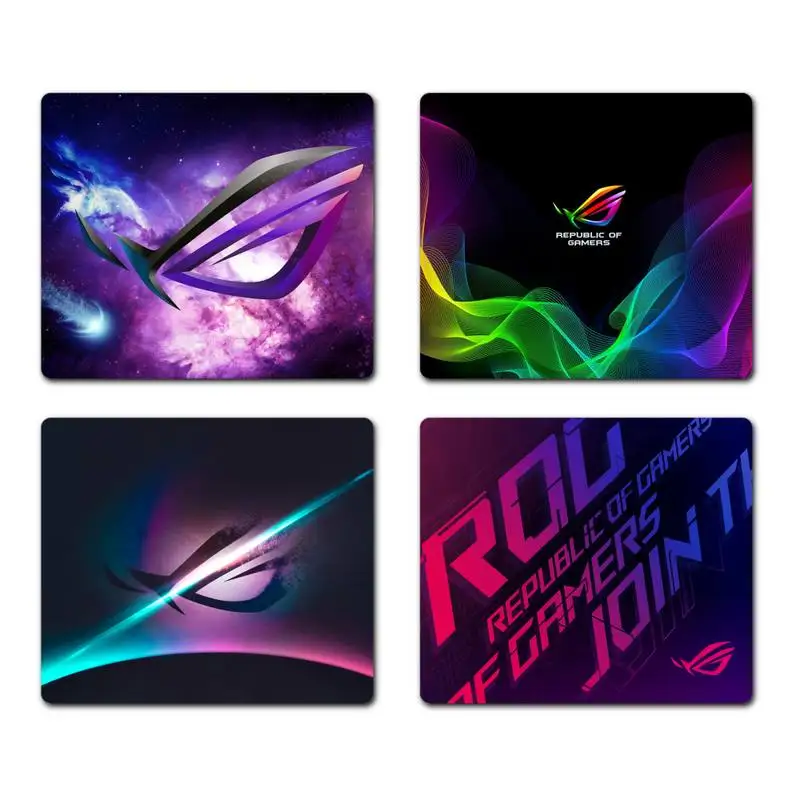 

Скоростной коврик для мыши ROG для игрового ноутбука, Нескользящая подушка, квадратная толщина 2 мм