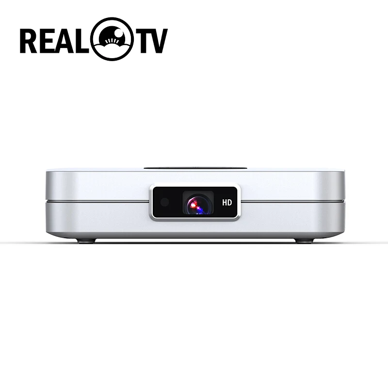 Настоящий ТВ K1 мини DLP проектор Android WiFi Bluetooth 4 0 портативный светодиодный видео