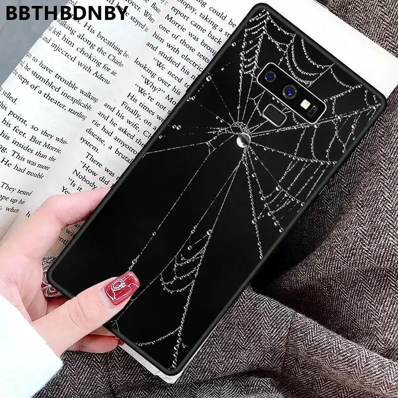 Чехол для телефона с паутиной Новинка чехол Fundas samsung S9 plus S6 edge S7 S8 S10 | Мобильные