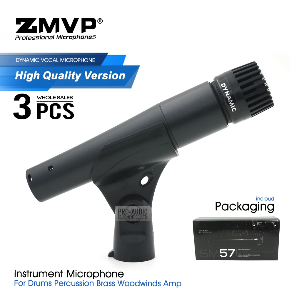 Проводной микрофон SM57LC профессиональный динамический для студийной съемки