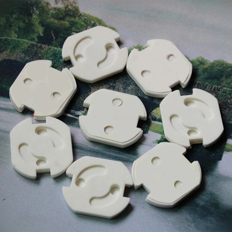 Socket Cover Baby Proof Child Safety Plug Protector Guard Mains 10Pcs Anti Electric Shock Plugs Rotate Safe | Мать и ребенок