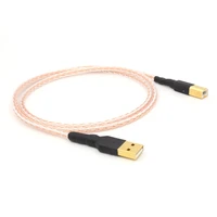 one piesce usb interconnect usb cable with a to b plated gold connection usb audio digital cable
