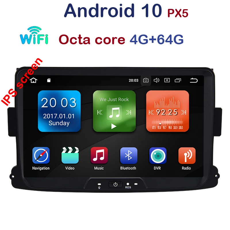 Автомобильный радиоприемник DSP Android 10 0 автомагнитола 8 дюймов 2 Din автомобильный