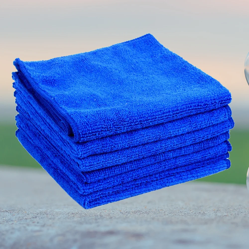 

4pcs Car Cleaning Towels Car Beauty Tools Auto Car Washcloth Drying Cloth Thickening Plush Polishing Duster Car Supplies