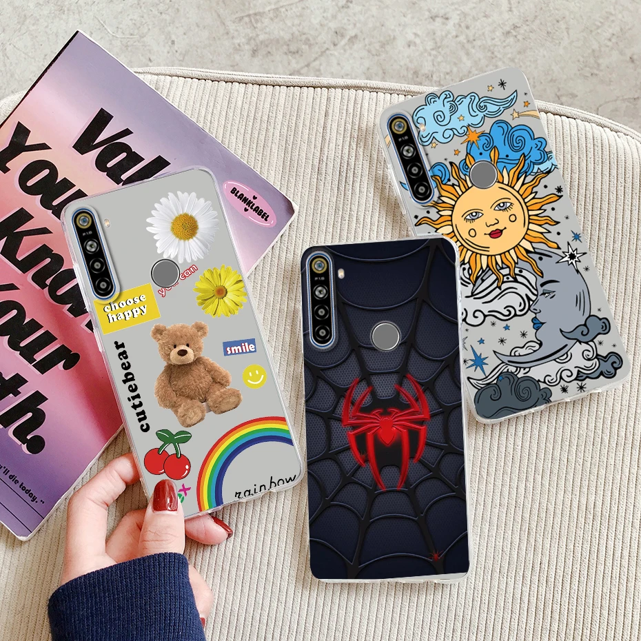 for oppo realme 6 pro case cover clear tpu soft silicon back cover for oppo realme6 realme 6 pro 5 5i 5s 6i 6s phone case fundas free global shipping