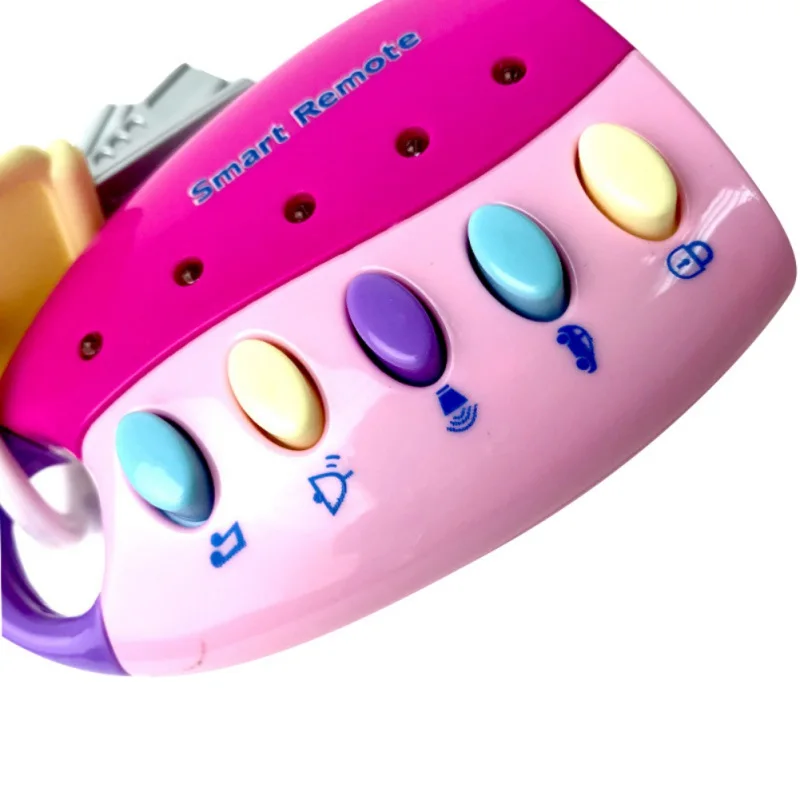 

YD-Mini Flash Music Car Key Toys Funny Musical Car Key Toy Smart Remote Keychain Plaything