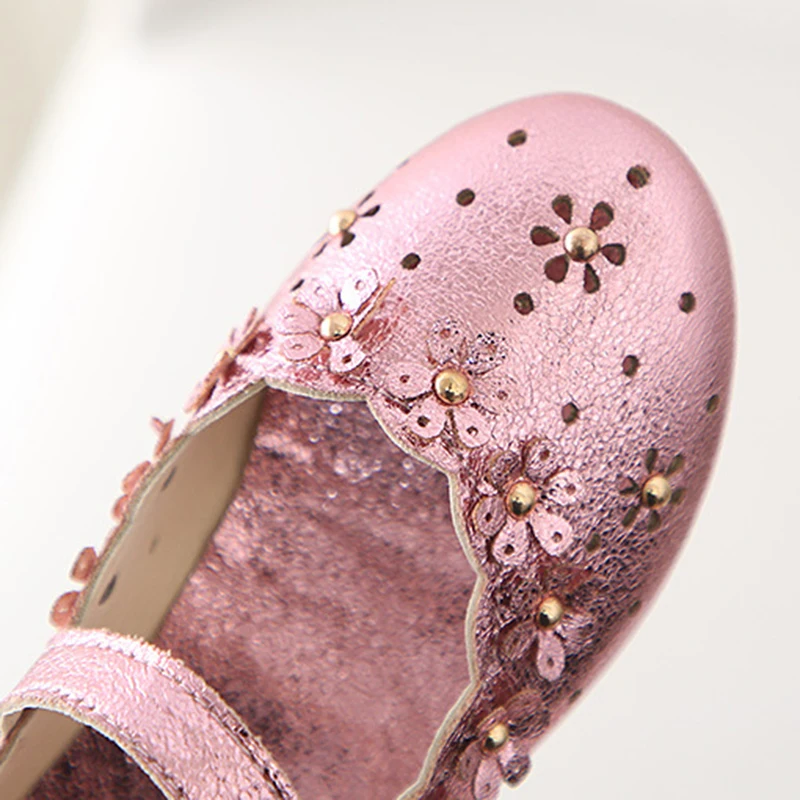 Детские сандалии с цветочным узором водонепроницаемые Нескользящие туфли для