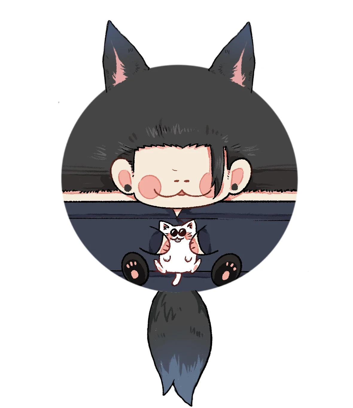 

Anime Jujutsu Kaisen Gojo Satoru Dango Keyrings School Bag Pendant Mini Plush Dolls Cosplay Keychain Toys Xmas Gifts