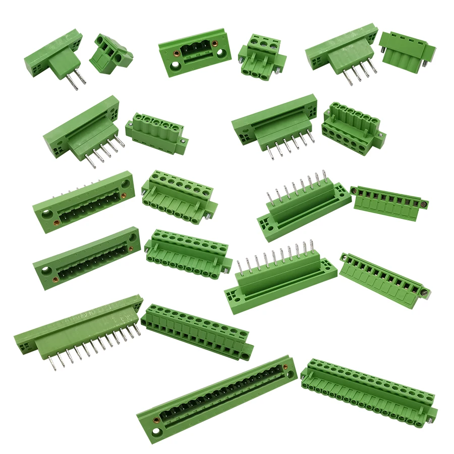 KF2EDGWB 5 08 мм Шаг 2P-16Pin PCB винтовая Клеммная колодка Разъем перегородки подключаемые