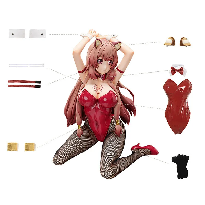 

The Rising of the Shield Hero Raphtalia Cosplay Costume Cosplay Raphtalia Sexy Bunny Jumpsuit Slave Logo Tattoo Cosplay