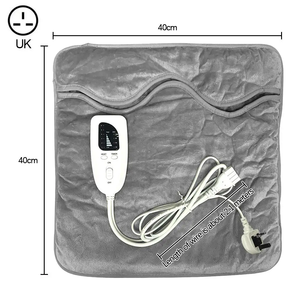 

Electric Heated Foot Warmer 6 Temperature Settings Pocket Design 1PC Feet Warmer for Joints Pain Feet Arthritis Hands Men Women