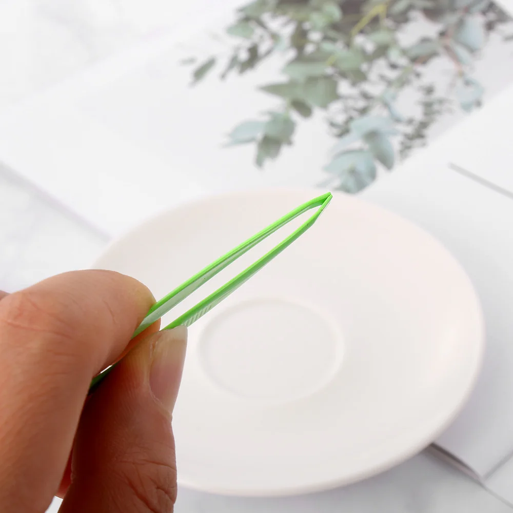 1 шт. смешанные цвета пинцет для бровей волосы красота наклонный съемник