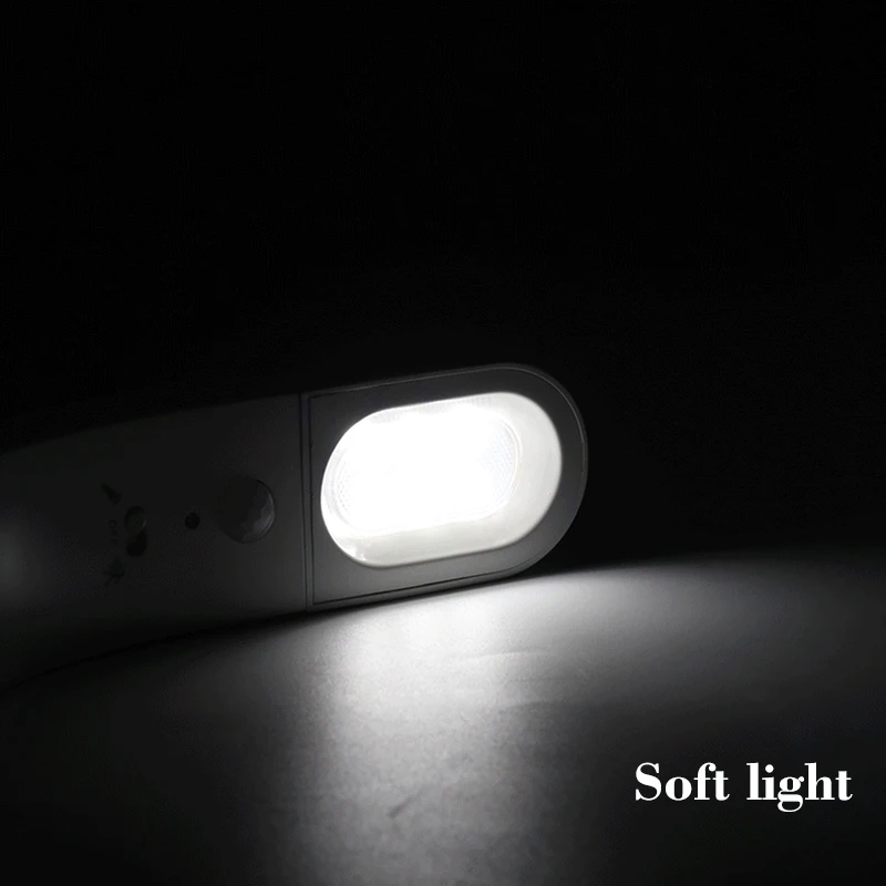 

Ditoon LED Pir wall lamp rechargeable bedroom bedside home aisle paste wireless night light free punch