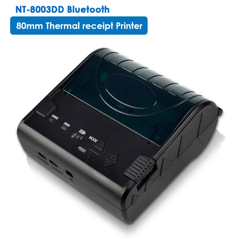 NT-8003DD 80mm Print NETUM 80 мм Bluetooth термопринтер портативный 58 мм принтер для чеков для Android IOS Iphone ipad ESC/POS терминал NT-8003DD - Цвет: NT-8003DD 80mm Print