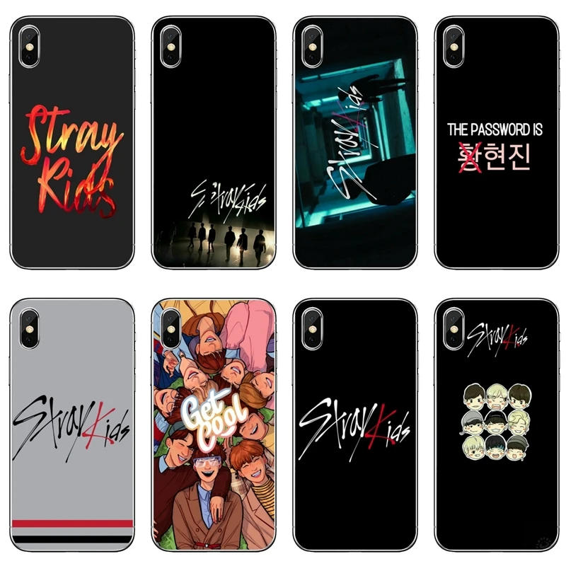Детский чехол kPop Stray для Sony Xperia Z5 C6 L2 XA1 XA2 XZ1 XZ2 compact Premium LG G5 G6 G7 Q6 Q7 Q8 Q9 V30 V20 V10|Бамперы|