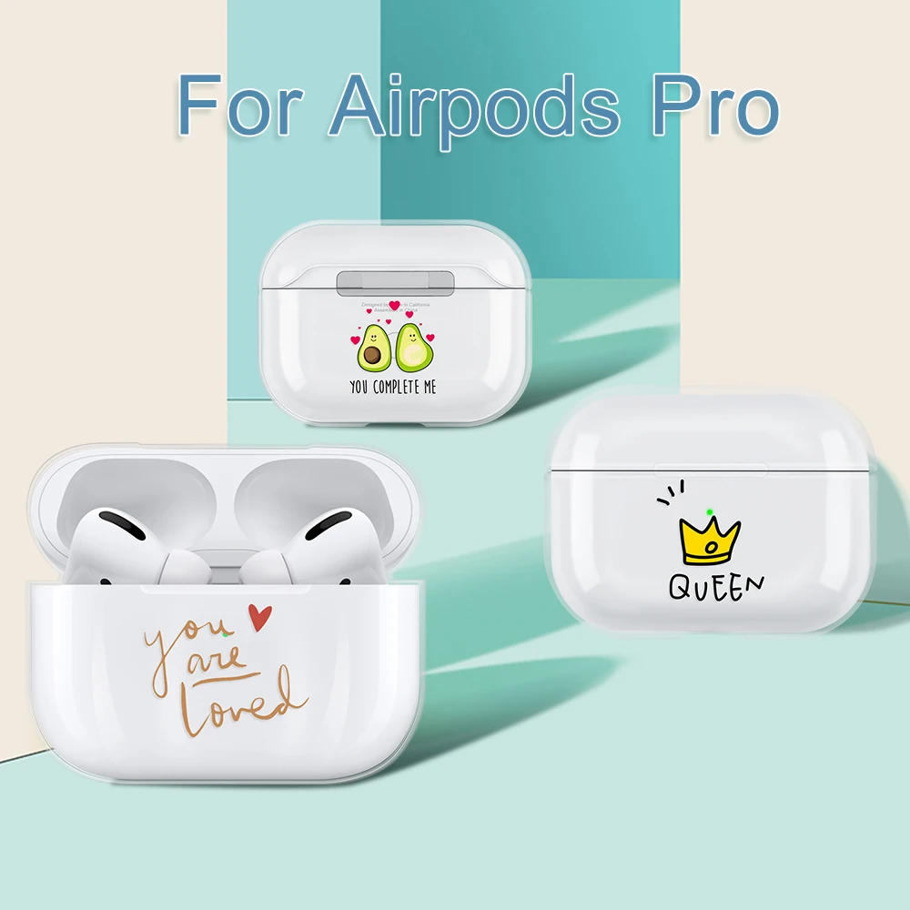 Милый чехол для наушников AirPods Pro защитный беспроводной зарядки Bluetooth гарнитуры 3