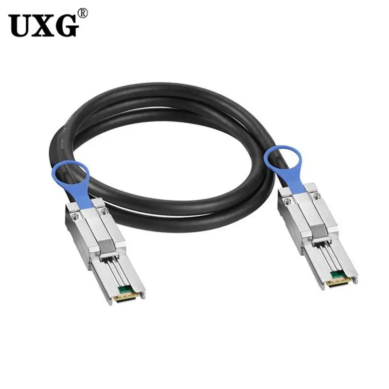 

External Mini SAS Cable SFF-8088 to SFF-8088 26 pin SFF8088 Male to Male Data Cable Serial Attached SCSI for Server SAS 0.5m 1m