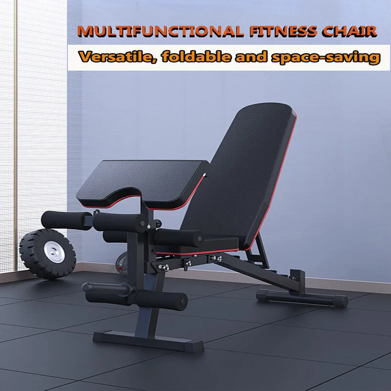 Многофункциональная скамья для гантелей жима тренажер ног птиц приседаний
