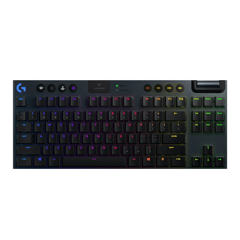 

Игровая клавиатура Logitech G913 TKL RGB, беспроводная механическая клавиатура 60%