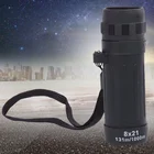 Миниатюрный монокуляр высокой четкости, телескоп с увеличением, 8x, водонепроницаемый одиночный бинокль, уличный Портативный Монокуляр для путешествий, охоты, кемпинга