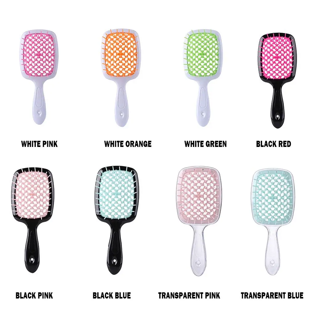 

3PCS Wide Teeth Air Cushion Combs Women Scalp Massage Hair Wet And Dry Airbag Tangled Curly Hair Brush Hollow Grid Styling Comb