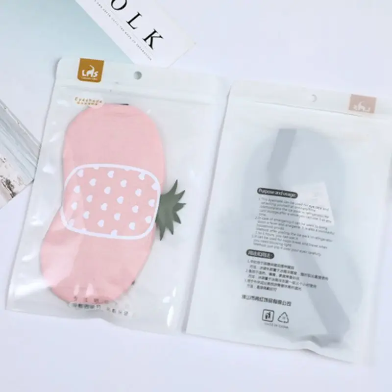 Креативный принт фрукт ананас маска для сна женщин и девочек портативный