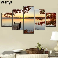harry style canvas painting wall artwork 5 sunset sunset landscape poster digital painting home decor living room print pictures